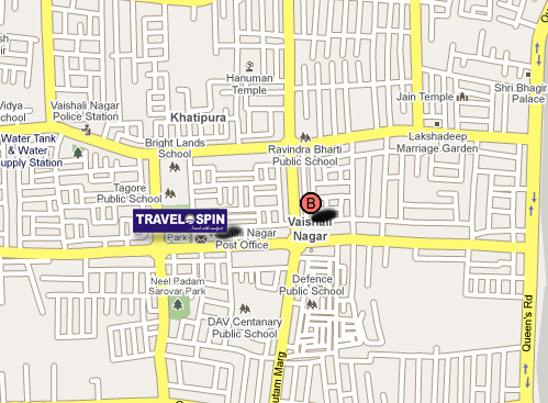 location map of travenospin